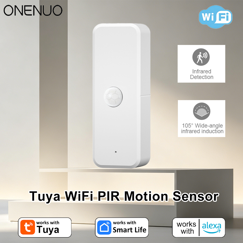 Smart Home Wiser - 新しいTuya WiFi PIRモーション検知器人体赤外線誘導センサーホームセキュリティアラームスマートライフAPPアラートはAlexaと連携します