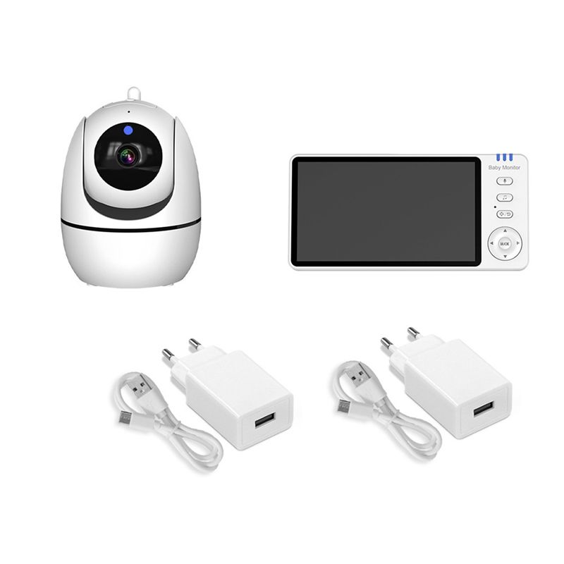 Smart Home Video - ABUL-ビデオ ベビーモニター 2.4G 355 ° 温度表示画面付き監視カメラ