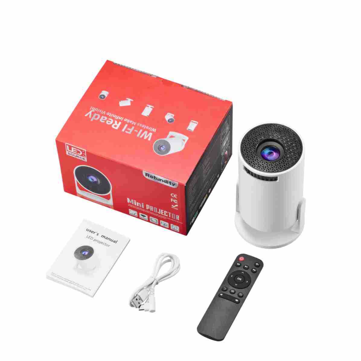 Smart Home Video - NEW Wifi HY300mini 2026 4Kスマートミニビデオプロジェクター デュアルWiFi