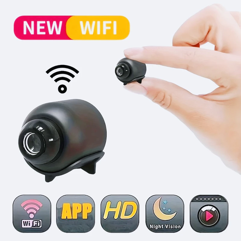 Smart Home Video - スマートホームセキュリティカメラ小型CCTVナイトビジョン動体検知アラームモニターリモートワイヤレスビデオカメラビデオ監視