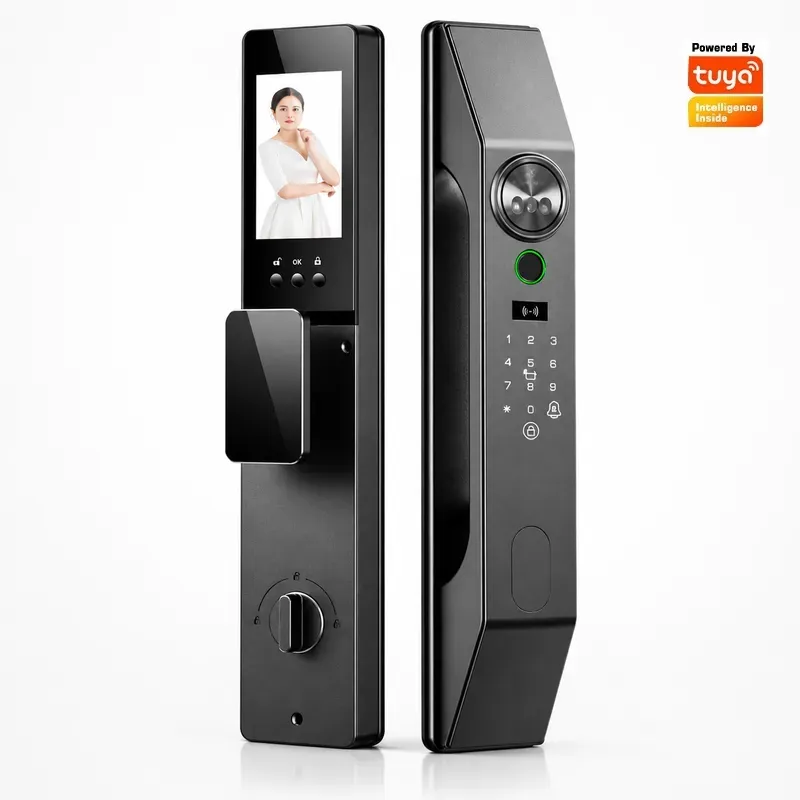 多言語対応、顔認識、パスワード、指紋認証機能を備えたスマート - Smart Home Door Lock のレビューと価格