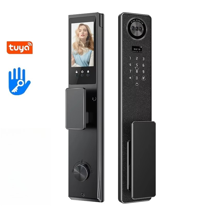 Tuya WiFi スマートドアロック、家庭用生体認証指紋ロ - Smart Home Door Lock のレビューと価格
