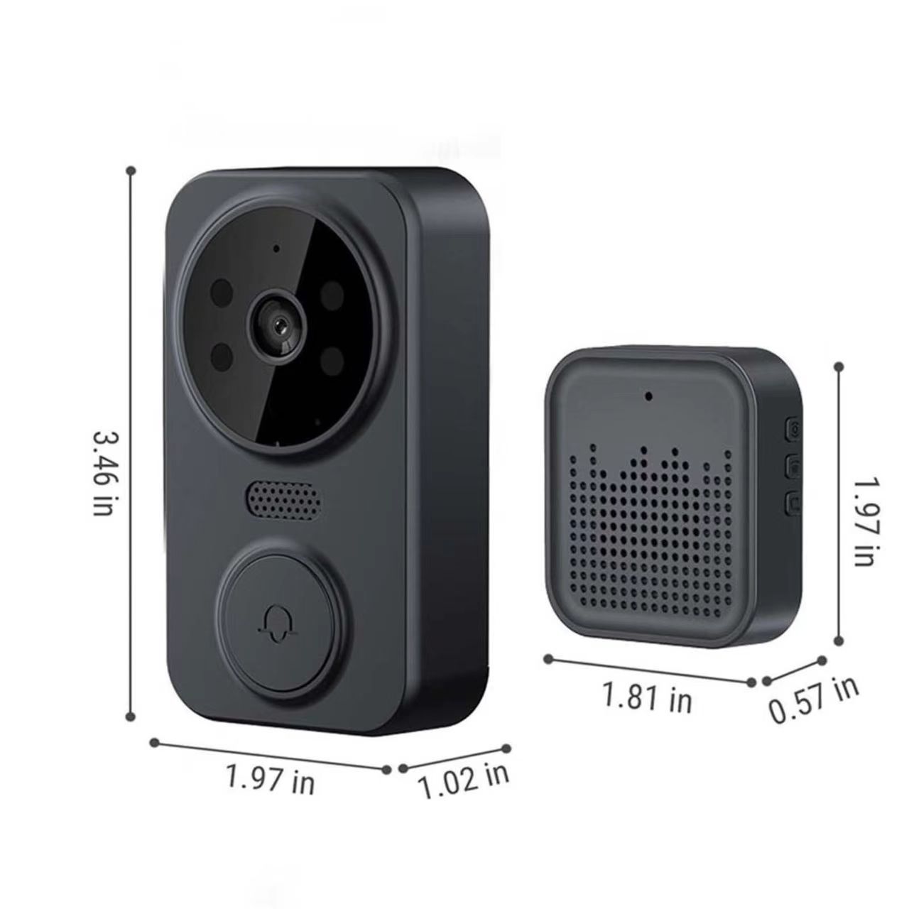 Tuya WIFI ドアベル スマートホーム ワイヤレス電話 - Smart Home Video のレビューと価格