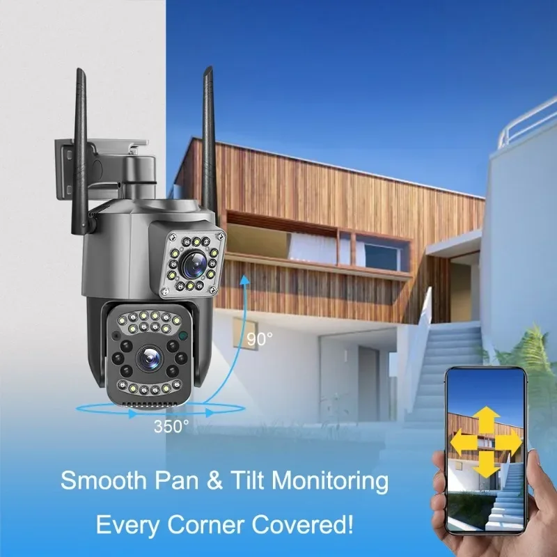 屋外IPWiFi HD 8MP屋外監視カメラ,4K,PTZ, - Smart Home Camera Ezviz のレビューと価格