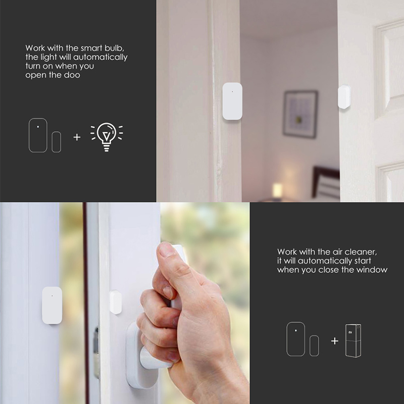 オリジナル Aqara ドア窓センサー ZigBee ワイヤ - Smart Home Hub 2 のレビューと価格