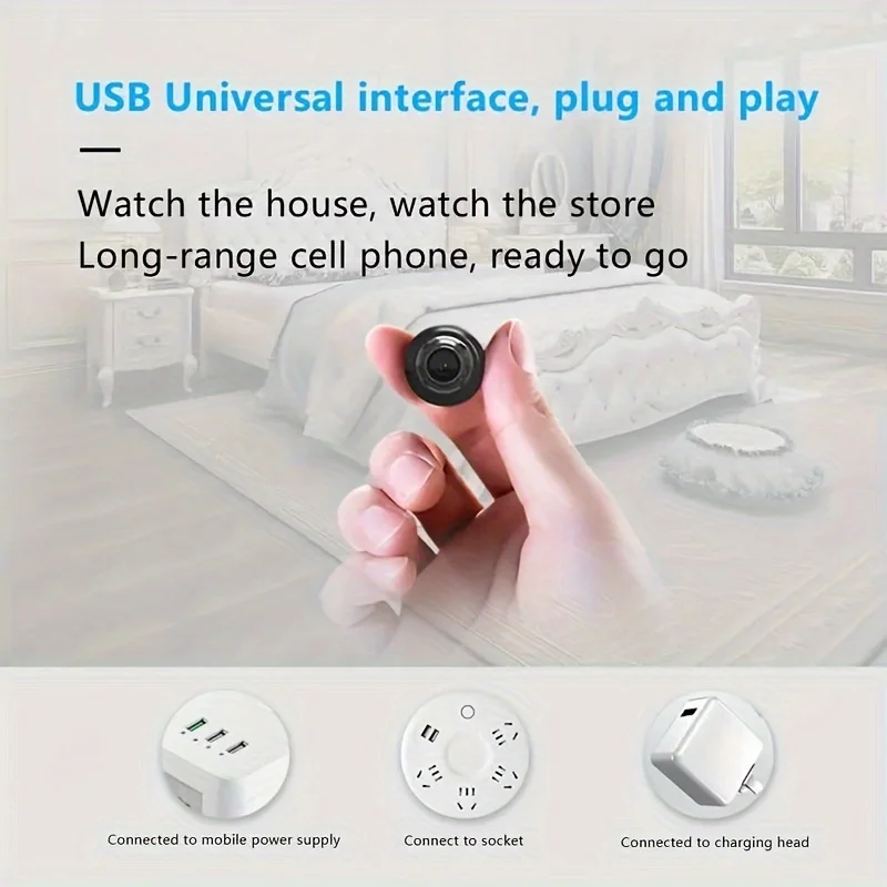 スマートホームセキュリティカメラ小型CCTVナイトビジョン動 - Smart Home Video のレビューと価格