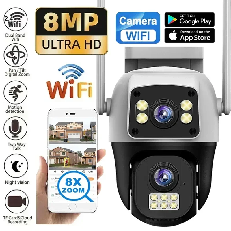 8MP 4G SIM WIFIカメラ デュアルレンズ ワイヤ - Smart Home Camera Ezviz のレビューと価格