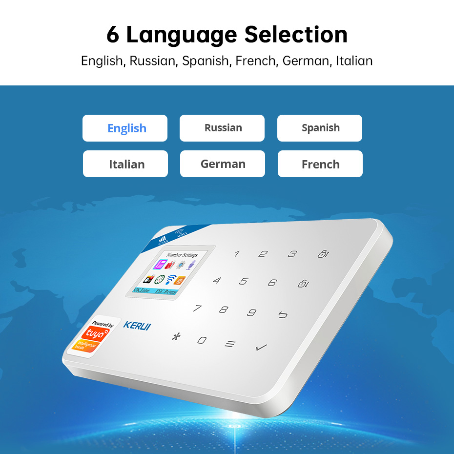 KERUI W181 警報システム Secutrity ホー - Smart Home Video のレビューと価格