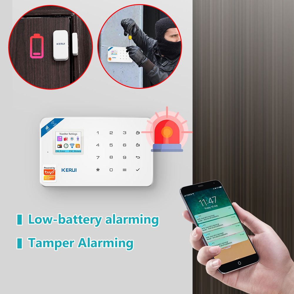 KERUI W181 警報システム Secutrity ホー - Smart Home Video のレビューと価格