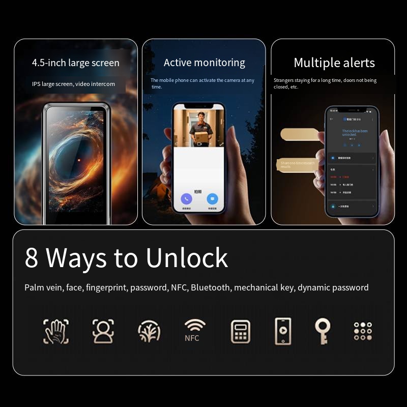 YN S11M スマートホームデジタル電子錠 Xiaomi  - Smart Home Door Lock のレビューと価格